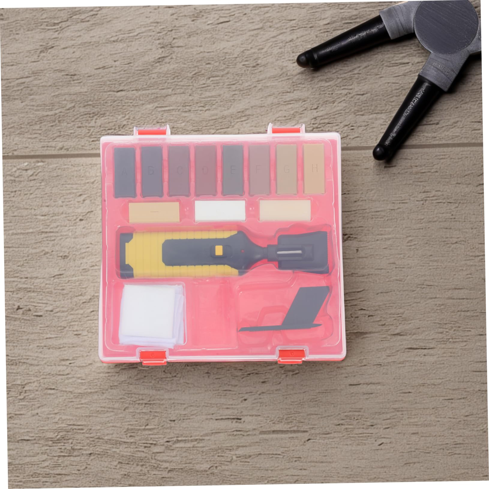 DOITOOL Herramientas Para Reparación De Suelos De Madera Dura Kit De Reparación De Pisos De Muebles De Madera Cera Para Pisos Removedor De Rayones Grietas Uso Doméstico