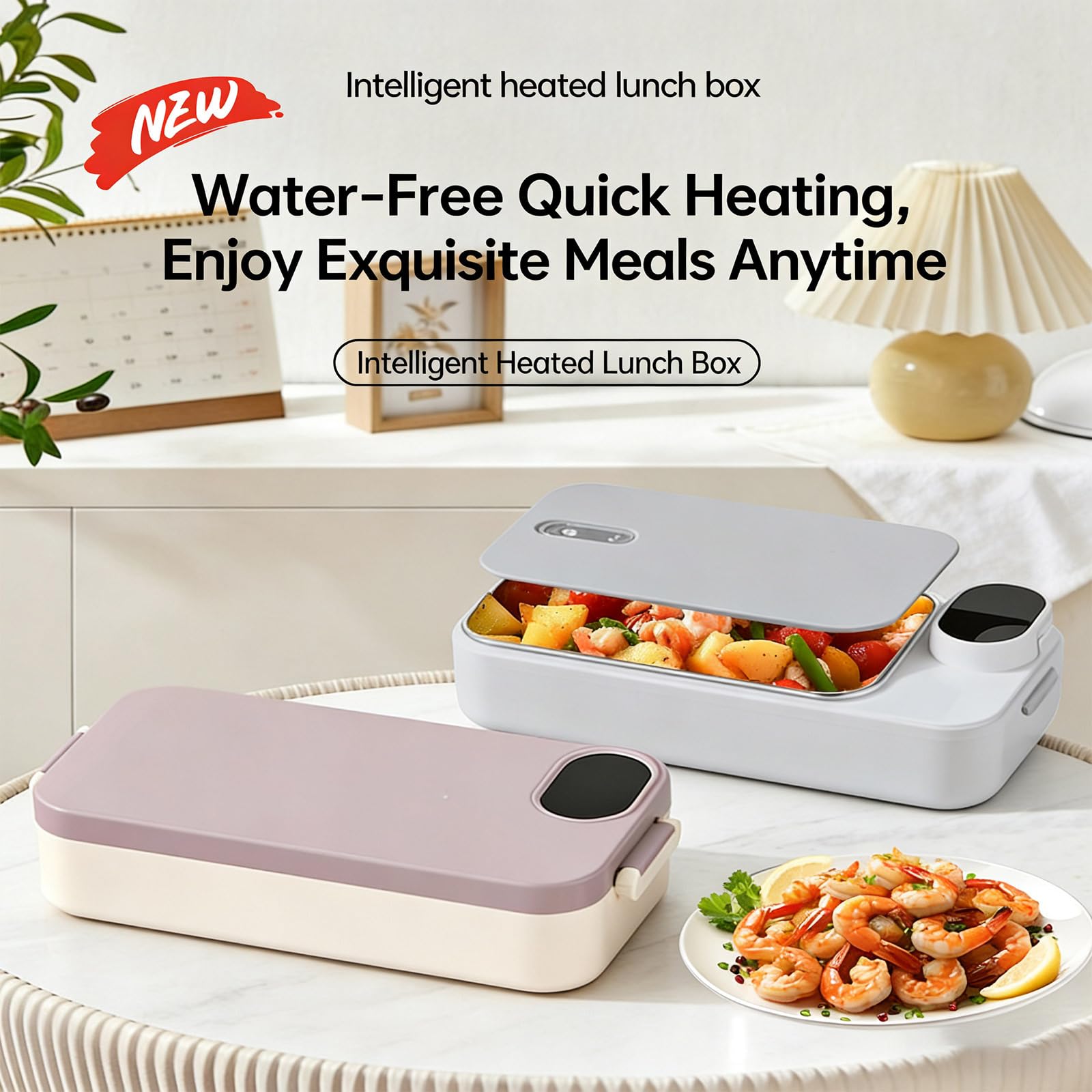 Scatola per pasti riscaldata trasportabile Avanzata Tenuta calda mancanza di acqua Fattori staccabili per disturbare la pulizia gratuita Dodicento studenti pendolari Food Grade Mealbox