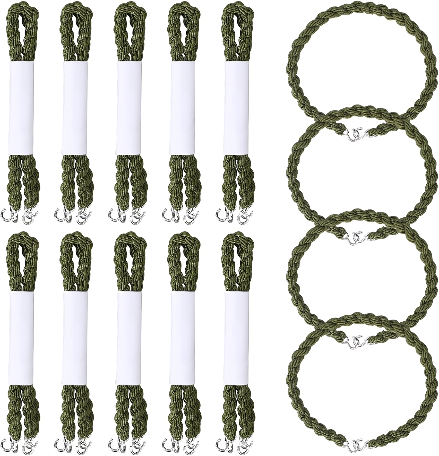 KALIONE 24 Pcs Military Boot Bands Elastic Boot Bands