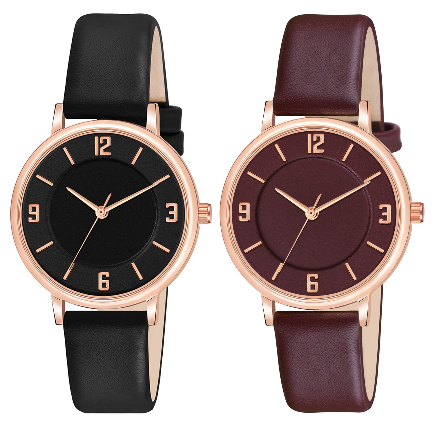 Shocknshop Analog Multi Colored Dial Fashion Combo Leather Band Watch For Women And Girls -Pack Of 2 (Mt39194) (B0B4DRZPC2) Amazon Price History, Amazon Price Tracker