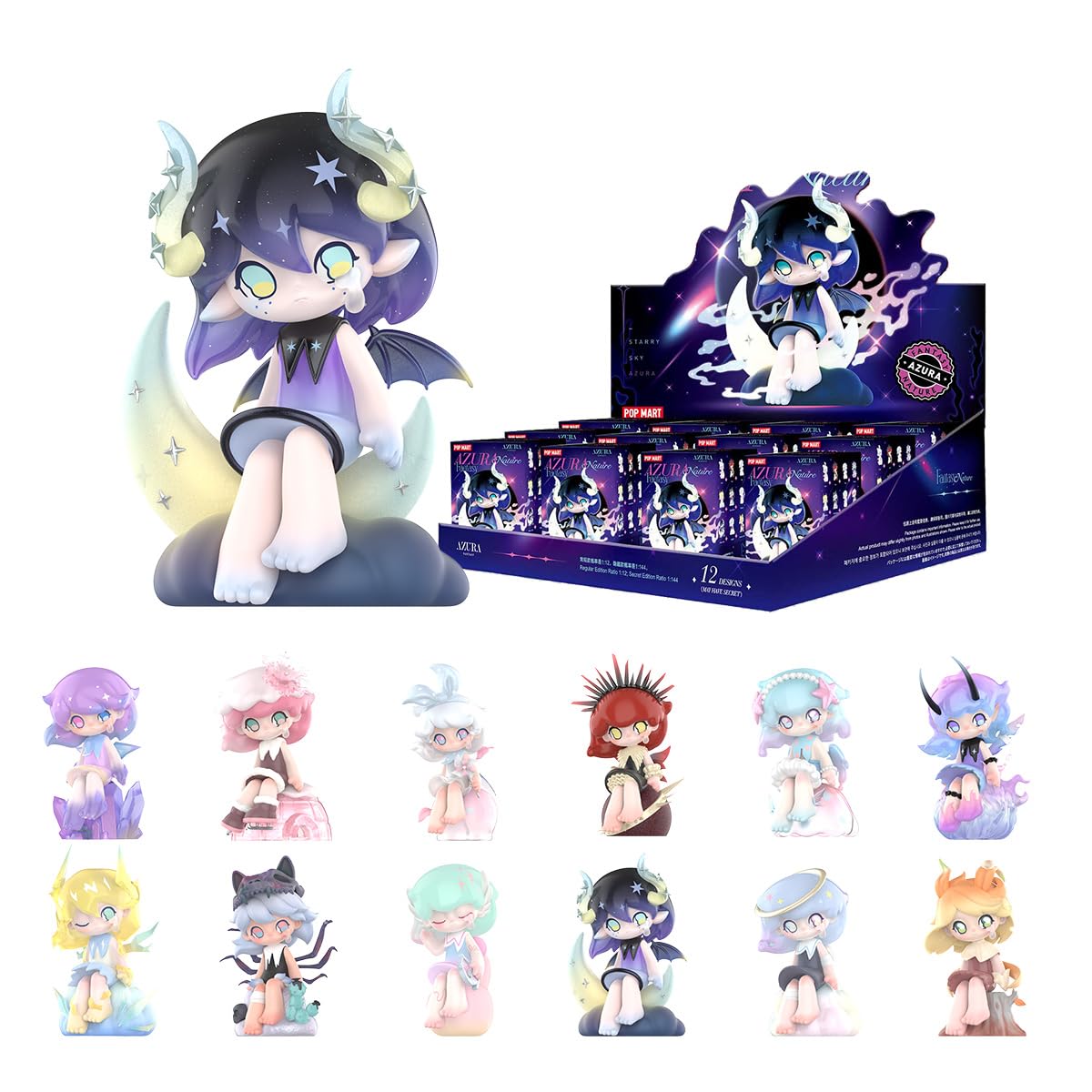 POP MART Azura Fantasy Nature Series-12PC Pop Figuren Zufällige