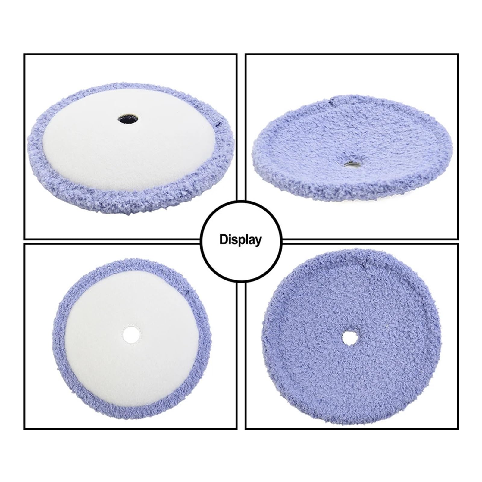 Almohadillas de fregona Microfibra y Hilo Lavables, compatibles con Accesorio Repuesto Robot Edge RS700 RS500, 6 uds