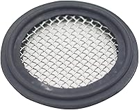 Vista 2 de HFS (R) 1,5 "Tri Clamp Screen Junta FKM w/Stainless Screen 10 Mesh (2000 μm)