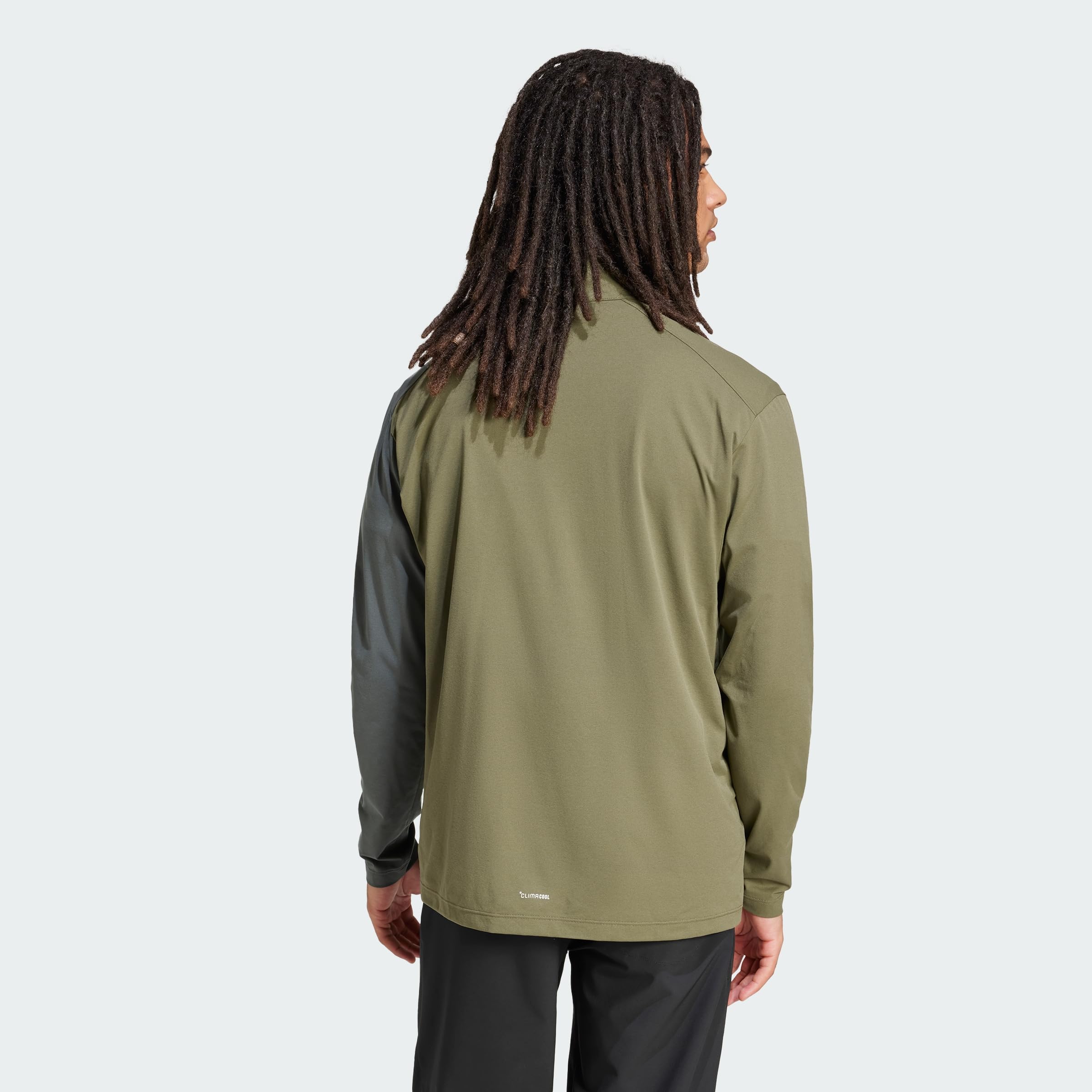 adidas Men's Camiseta Manga Larga Terrex Multi Climacool 1/2 Zip