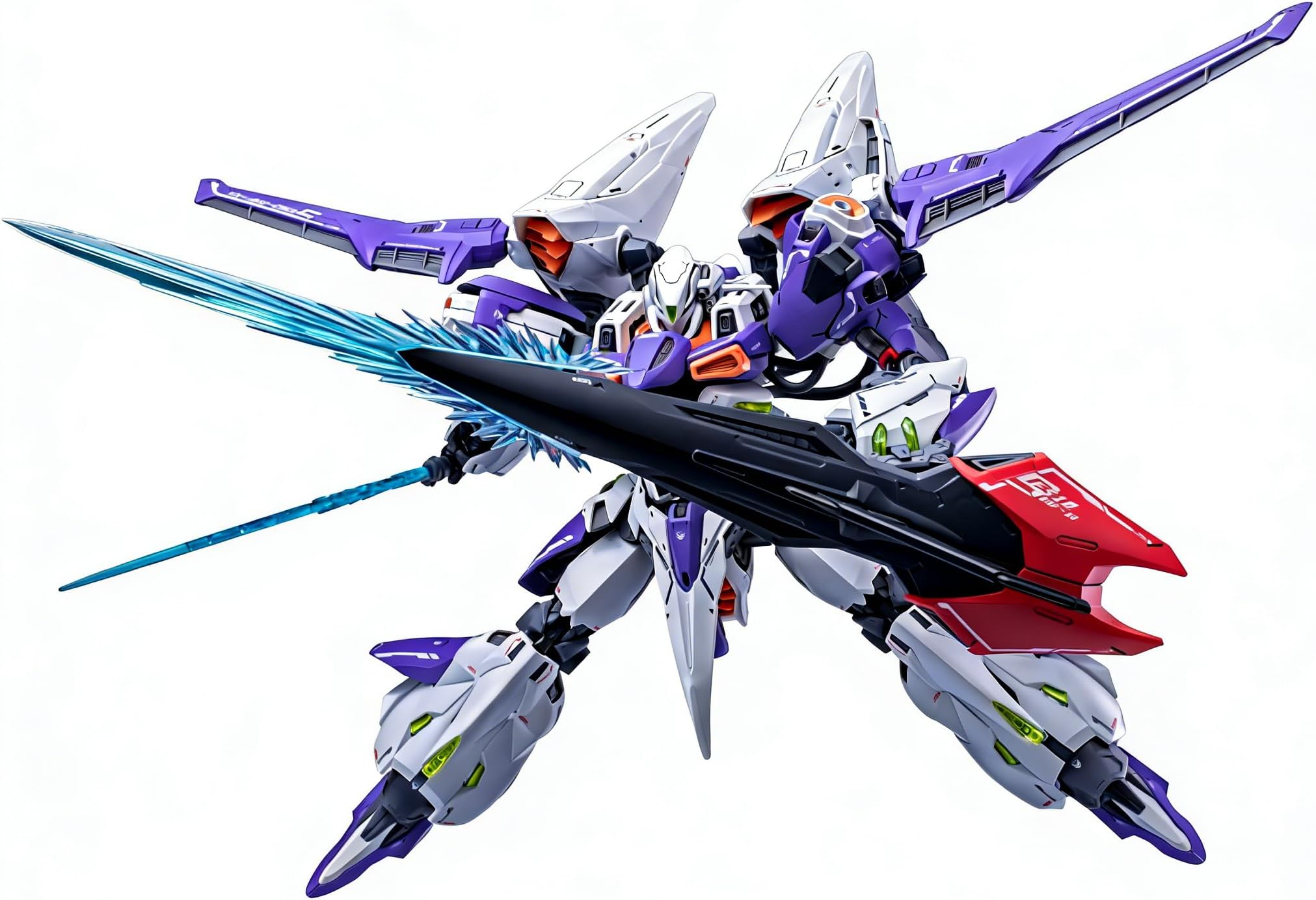 1/100 Plastic Mecha Action Figures Kits, Alloy Skeleton 7.6 in High, Easy to Assembly Mecha Model