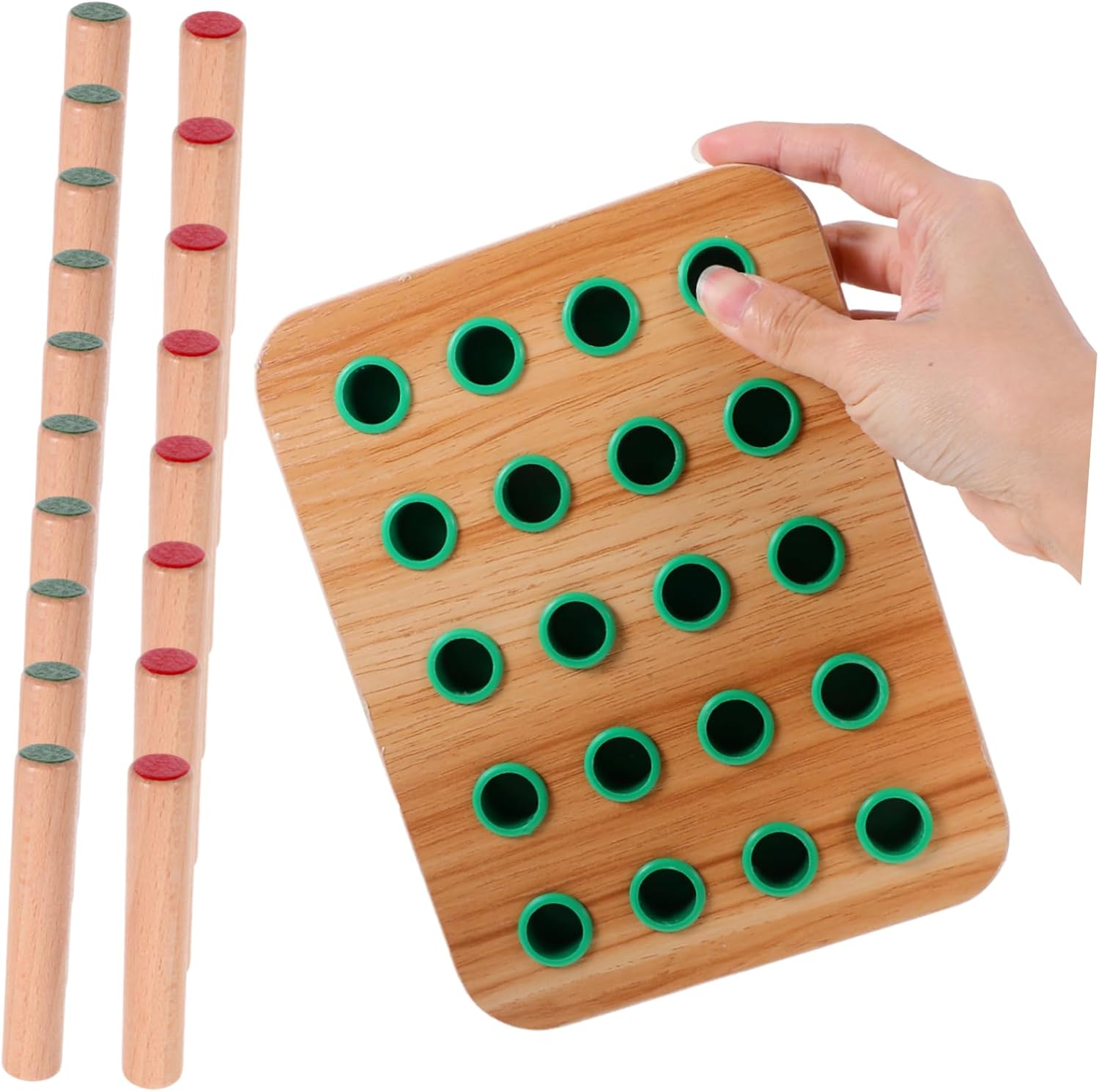 Physical Therapy Board Hand Rehabilitation Training Stroke Hand Therapy Equipment Wooden Peg Board Finger Exercise Tools