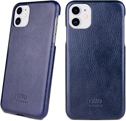Amazon Co Jp Iphone 11 革製携帯ケース オリジナル ネイビー 家電 カメラ