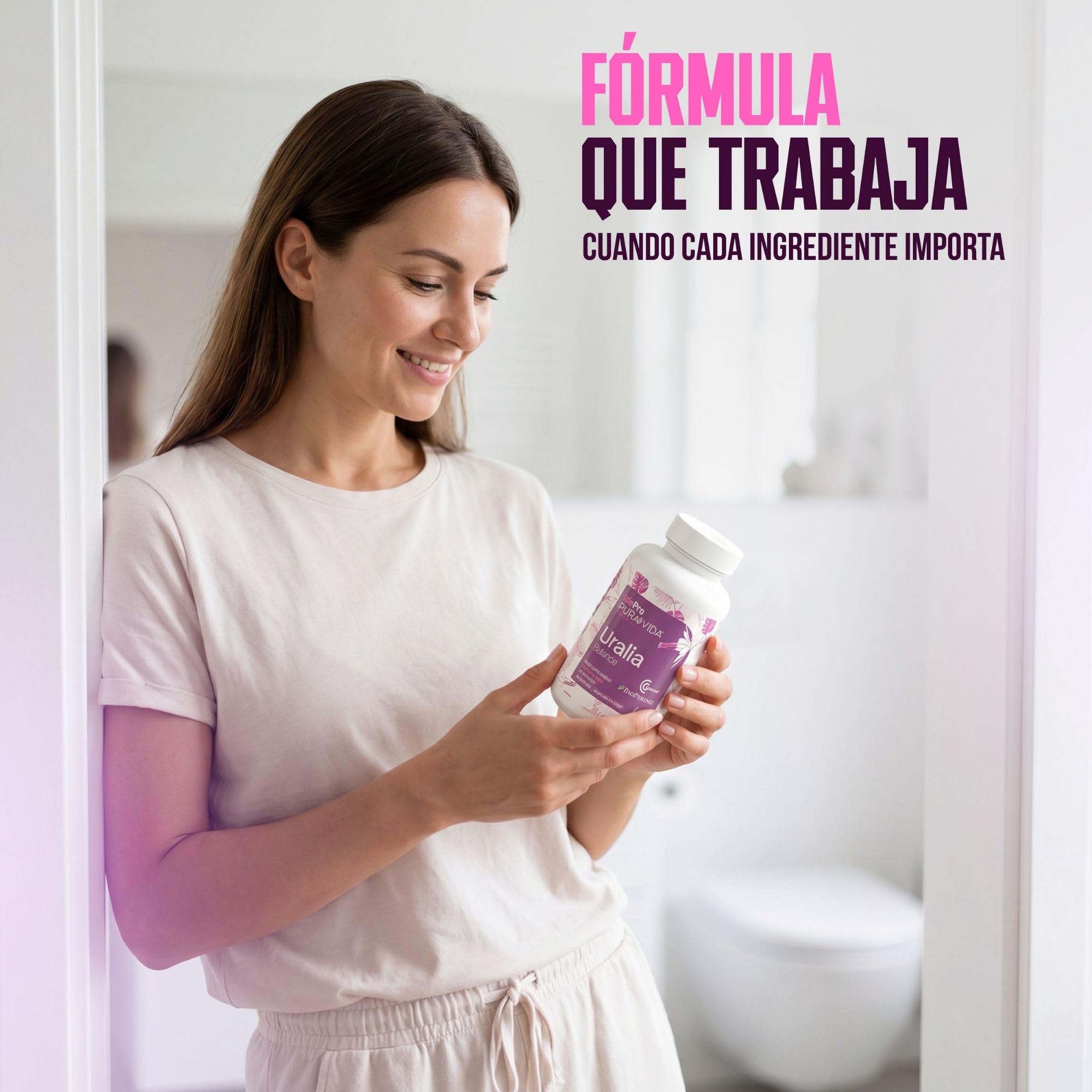 Life Pro Pura Vida Cranberry Uralia 180 gélules végétaliennes - pour la cystite et les voies urinaires - Formule naturelle à base de D-mannose, de canneberge et de vitamine C - Gélules végétaliennes