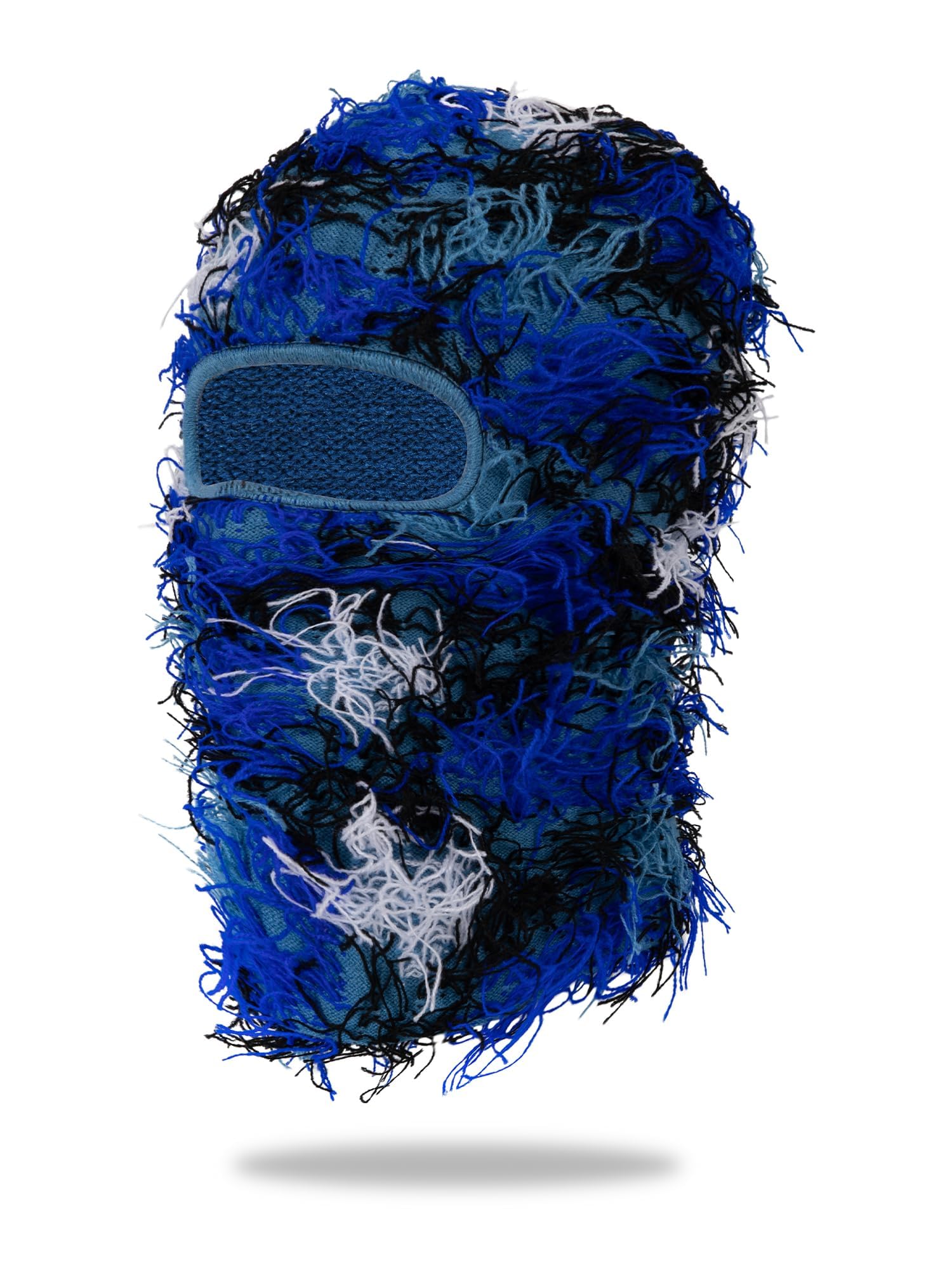 Distressed Balaclava Ski Mask for Men/Women Knitted Full Face Ski Mask Windproof Neck Warmer