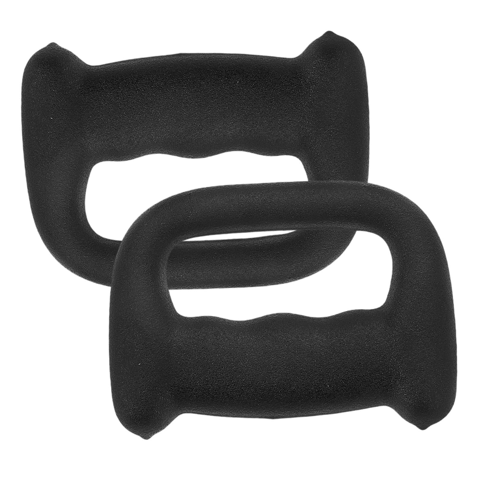 Mancuernas Fijas de Plástico Negro en Forma D 0, 5kg 2piezas