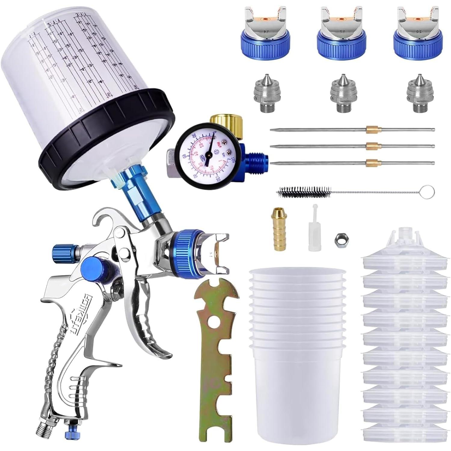 Pistola Aerografo Basic Con Compressore - Per Nail Art, Trucco E Body Painting - Foto 5