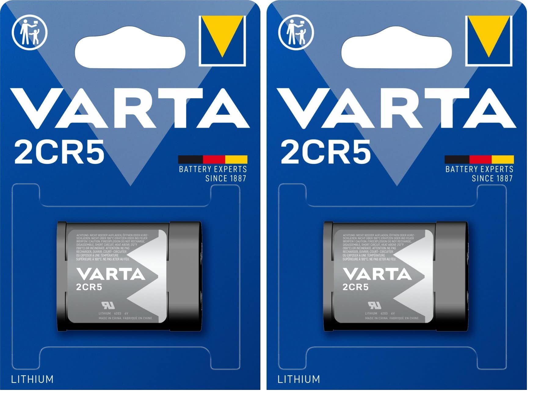 Varta CR123A Pila de litio, 3 V, blíster de 2 unidades — view 10