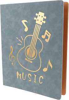 A4 Music Sheet Folder with Sleeves for Piano Performances