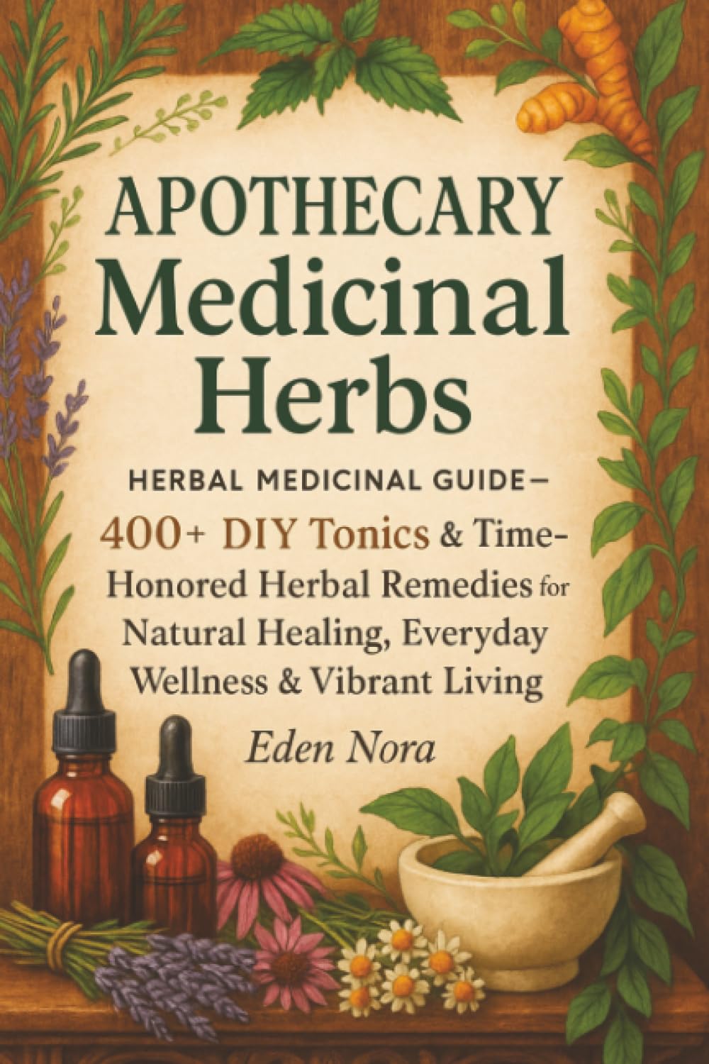 Apothecary Medicinal Herbs: Herbal Medicinal Guide— 400+ DIY Tonics & Time-Honored Herbal Remedies for Natural Healing, Everyday Wellness & Vibrant Living
