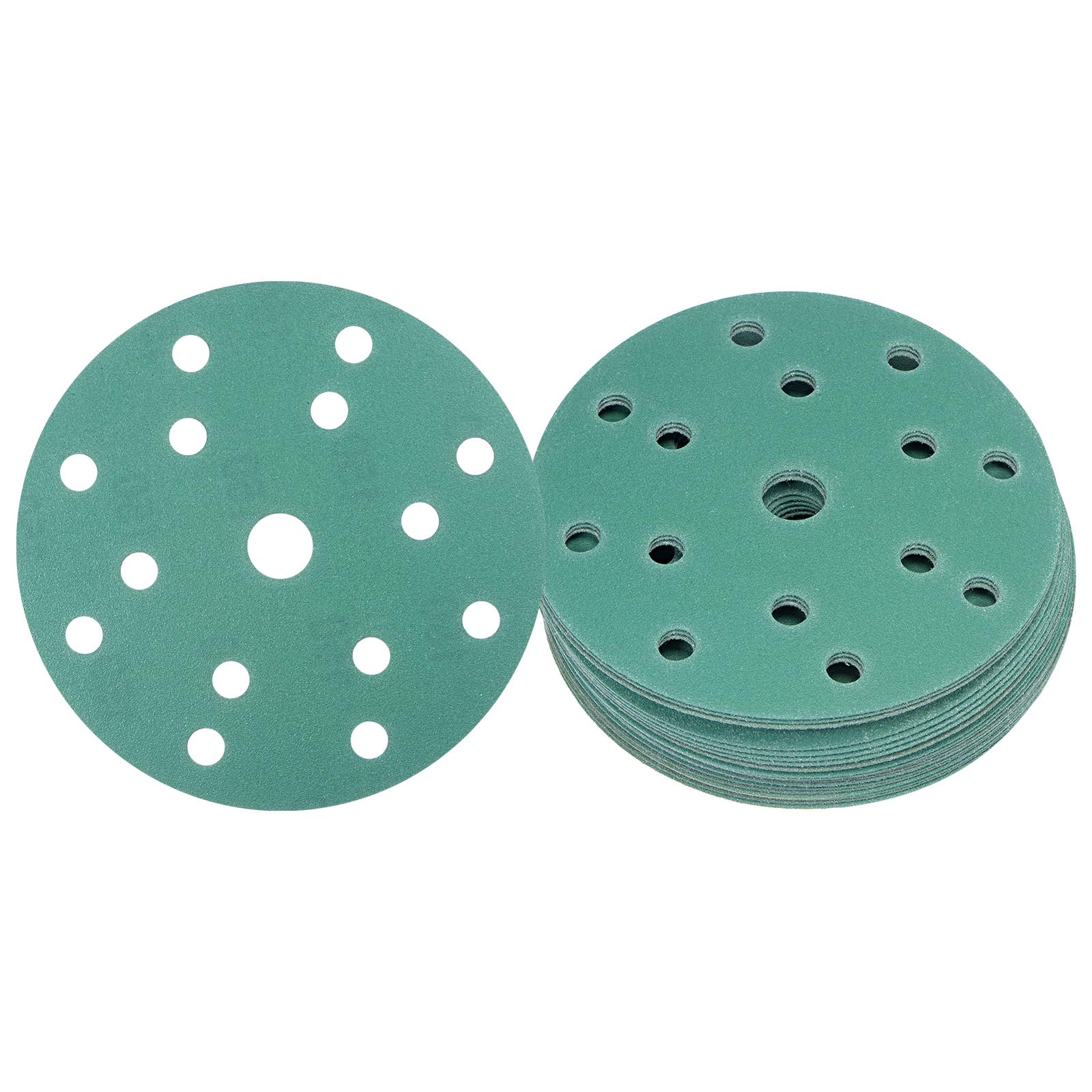 Kozelo 25pcs Green Film Sanding Discs