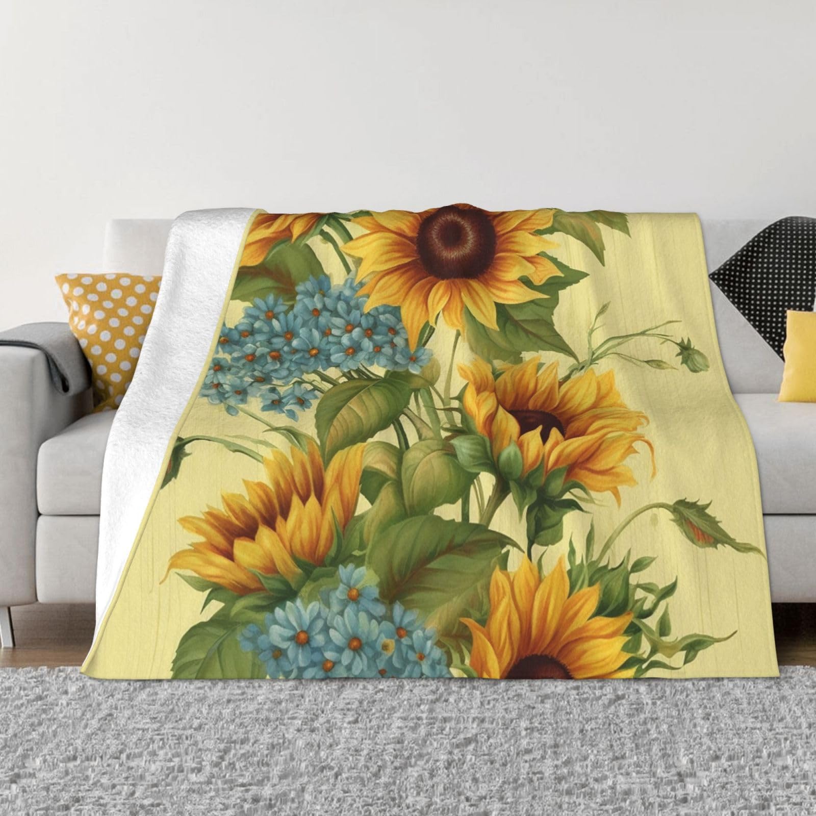 Couverture pelucheuse pour toutes saisons légère et douce pour vos soirées canapé