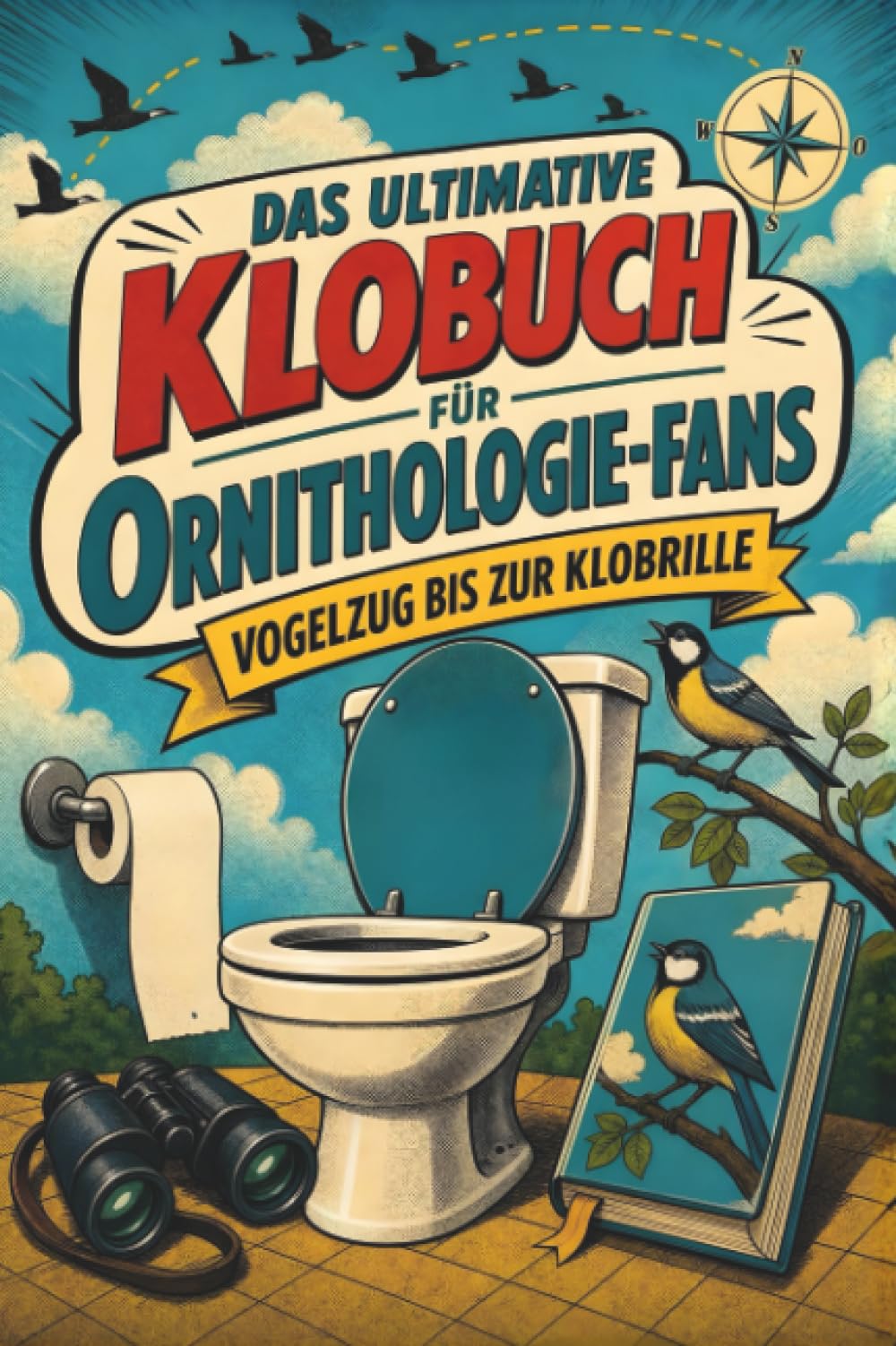 Das ultimative Klobuch für Ornithologie-Fans: Vogelzug bis zur Klobrille. Lustiges Geschenk für Fans von Vogelbeobachtung, Fernglas und Vögeln