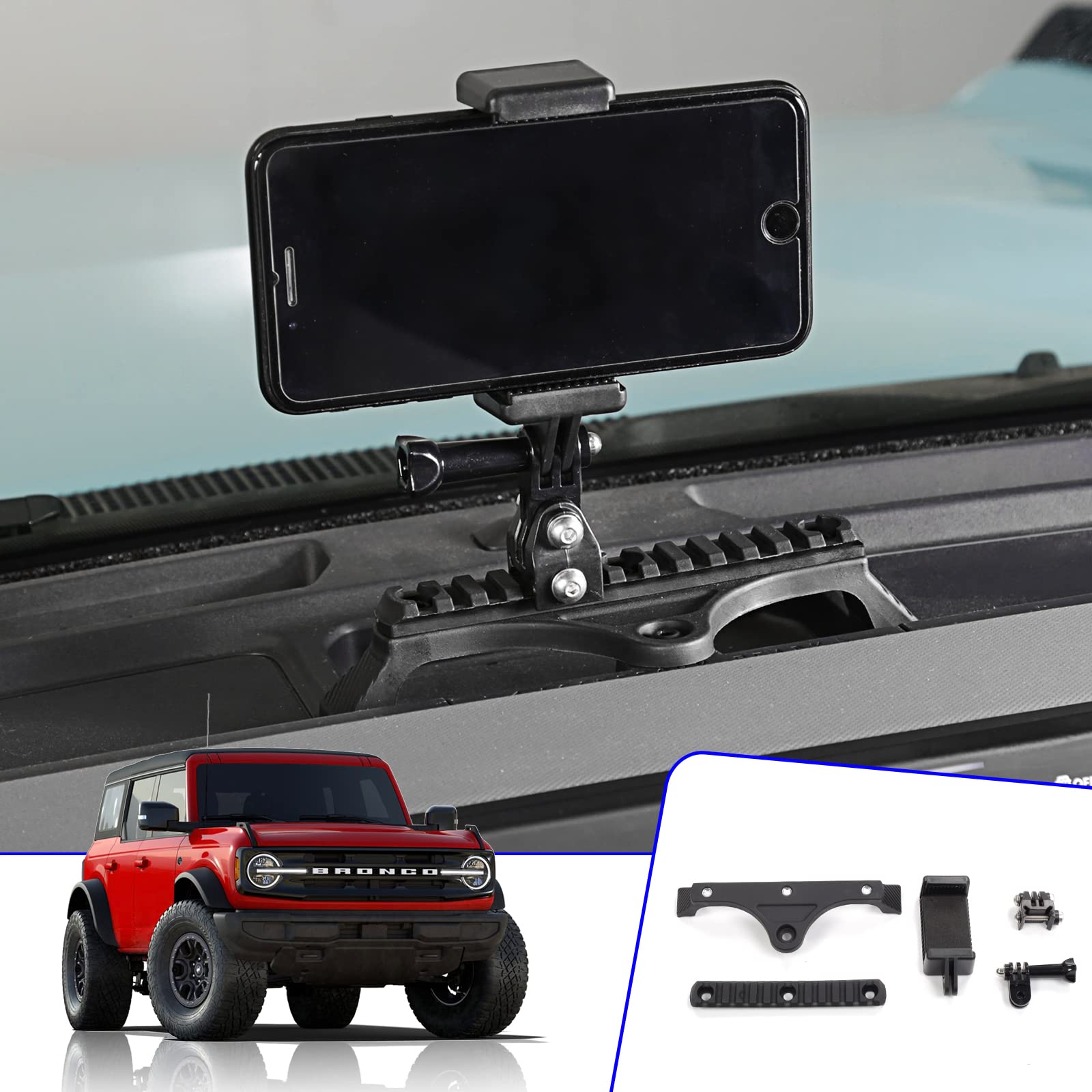 Buy Rongtaod Fit 2021 2022 2023 Ford Bronco Phone Holder Rotation Car