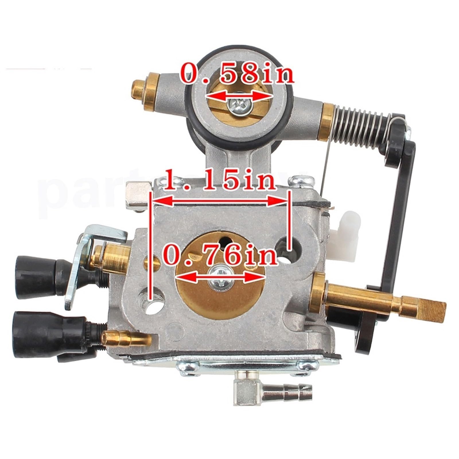 Carburador de cortacésped Repuestos de carburador para generador para Walbro WJ114 para STIHL 4224-120-0651 4224 120 0651 HS314 TS800