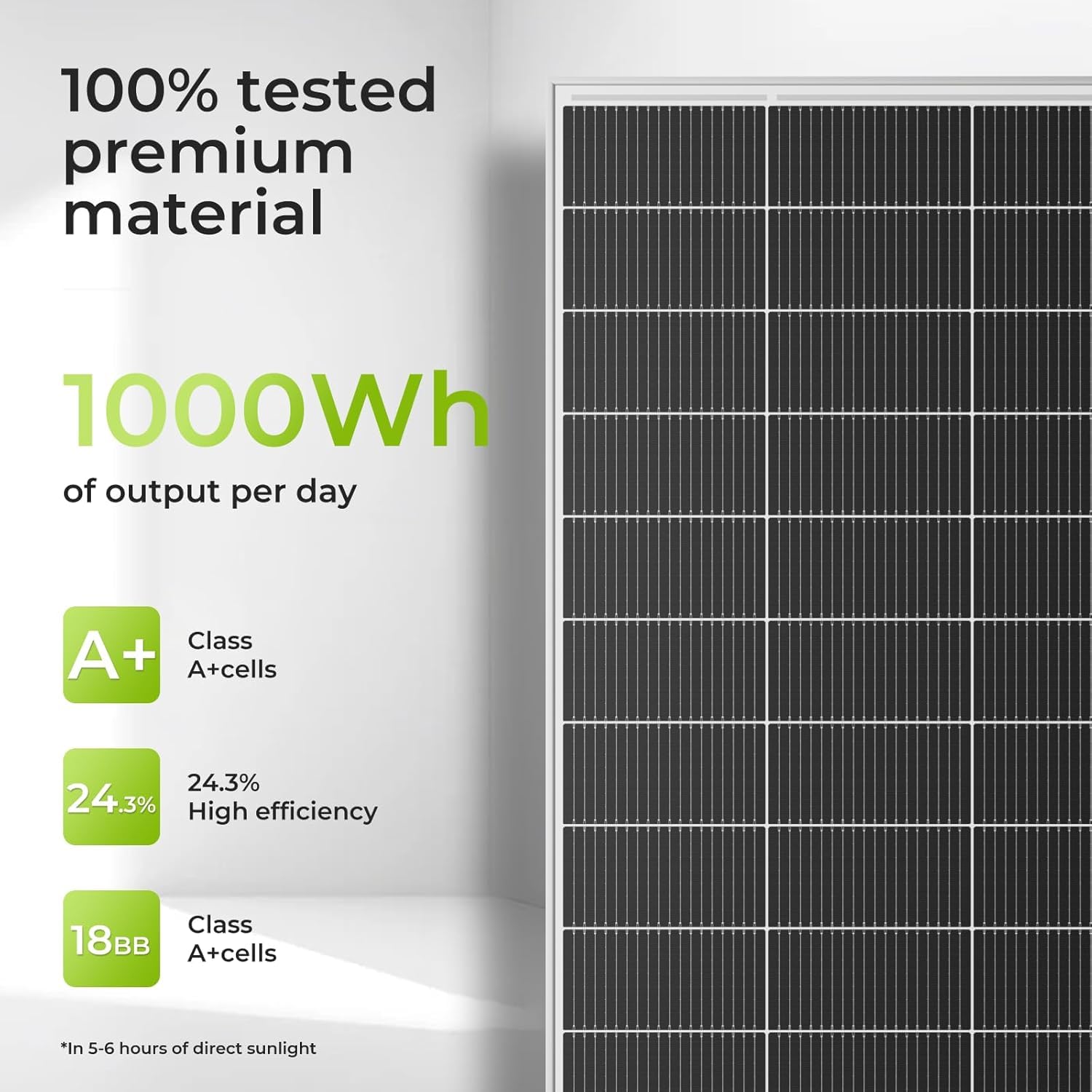 Panel Solar De 400 W, 2 X 200 W, Monocristalino, 12 V, Alta Eficiencia, Resistente Al Agua Ip68, Ideal para El Hogar, Caravanas, Barcos Y Soluciones De Energía Fuera De La Red, con 4 Conectores.