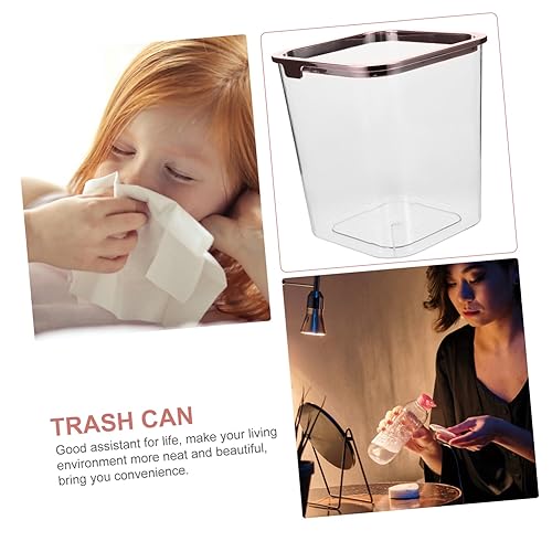 Miniatura 6 de VOSAREA Cesta de basura creativa Oficina Dormitorio Papelera de plástico para mascotas Papelera decorativa para escritorio Material de mascotas