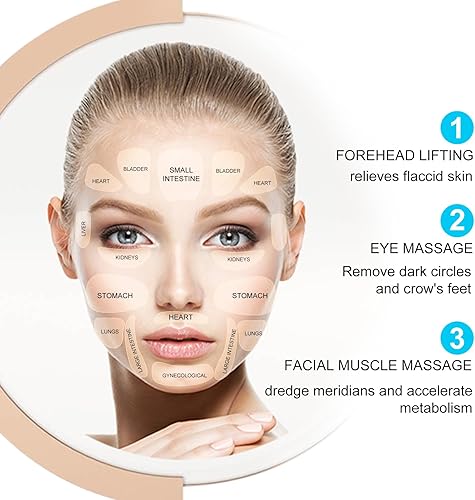 Miniatura 5 de Audoloku 4 herramientas de masaje pluma de acupuntura auto masaje Gua Sha pluma señaladora con punta de oreja de acero inoxidable plateado pluma de