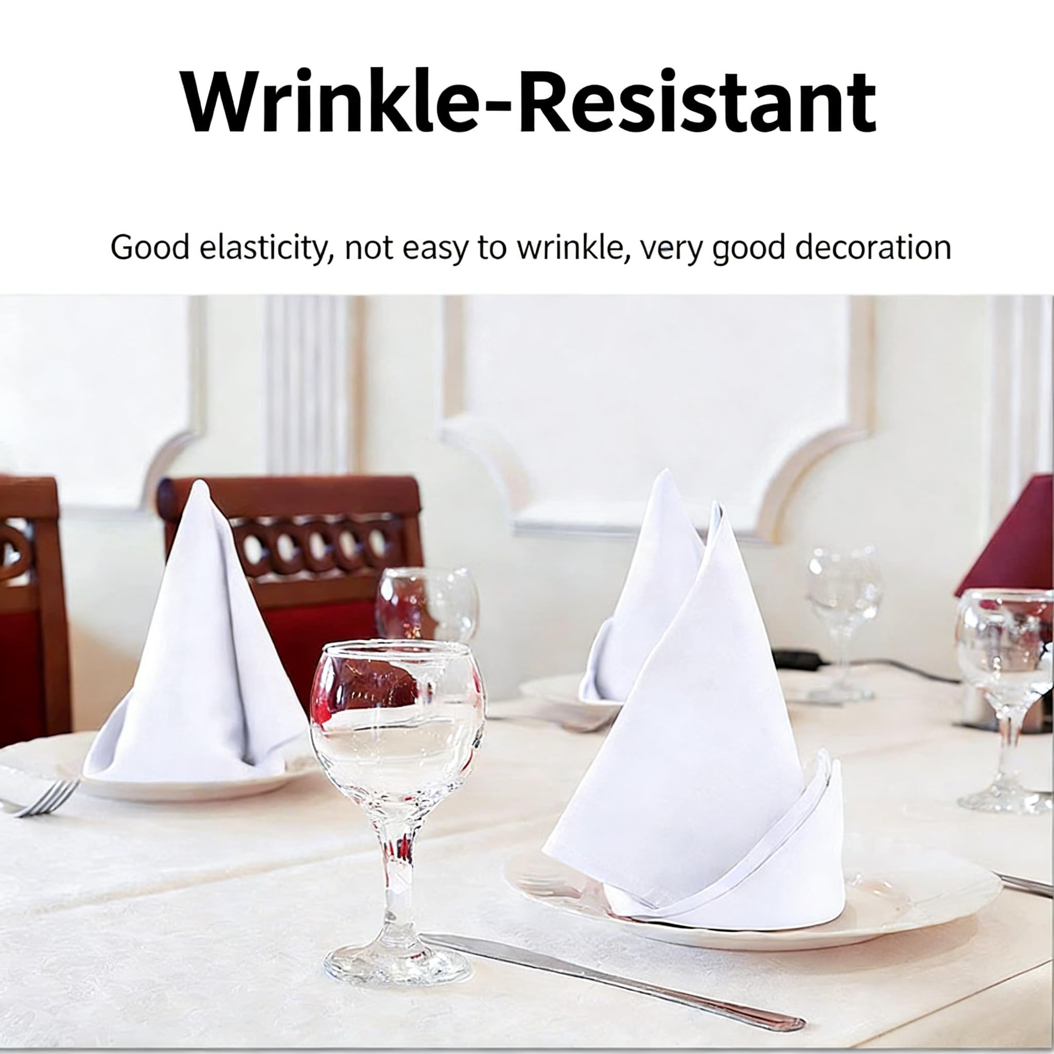 Stoff Servietten 20Er Packung Dicke Baumwollservietten 45 X 45 cm Ideal Als Geschirrtuch Tischsets Oder Tischsets Für Restaurants Und Hotels Orangefarben Mit Blumenmuster