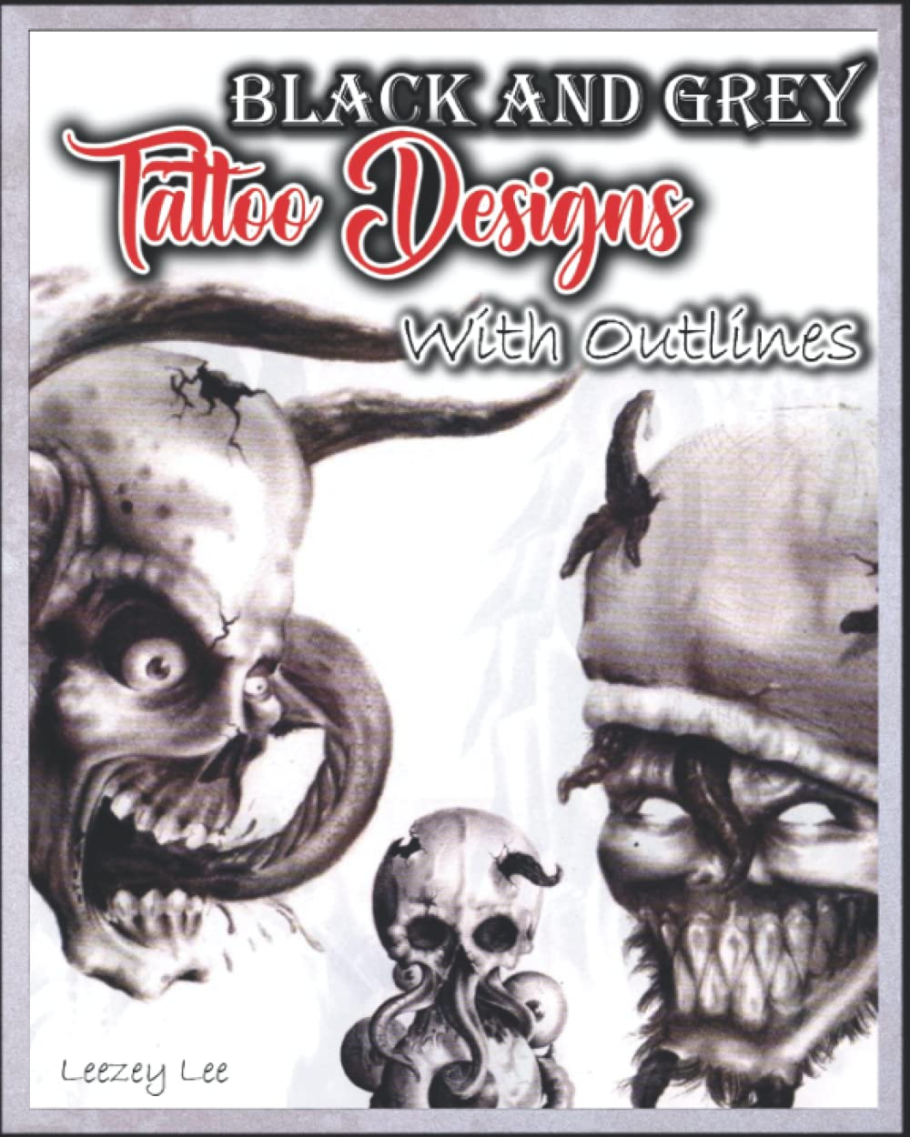 Black and Grey Tattoo Designs With Outlines