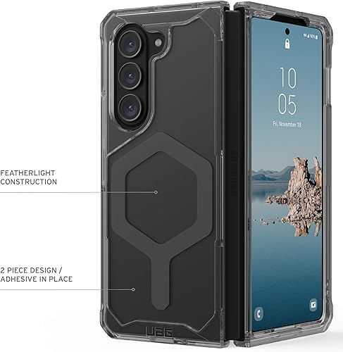 Miniatura 6 de URBAN ARMOR GEAR Versión actualizada Funda UAG para Samsung Galaxy Z Fold 5 2023 Plyo Pro AshSpace Grey, resistente y antiamarilleamiento,