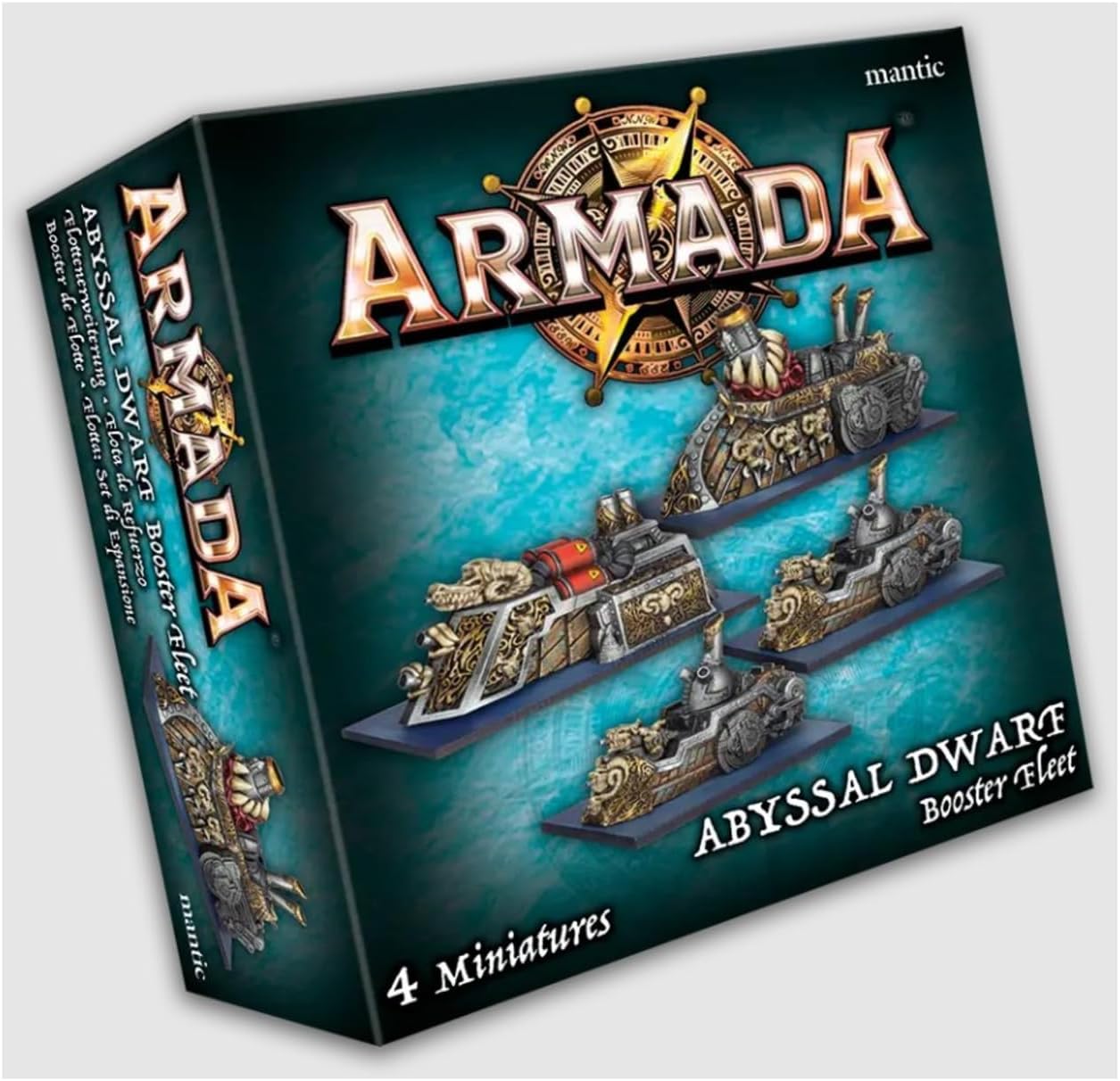 Mantic Games. Armada Abyssal Dwarf Booster Fleet. MGARK102. Unassembled and unpainted