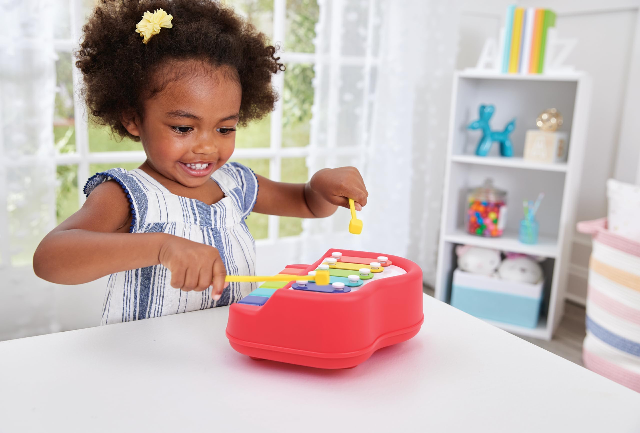 Kidoozie Happy Keys Music Maker - Musical Fun for 12 Months + Toddlers - 2-in-1 Piano & Xylophone!