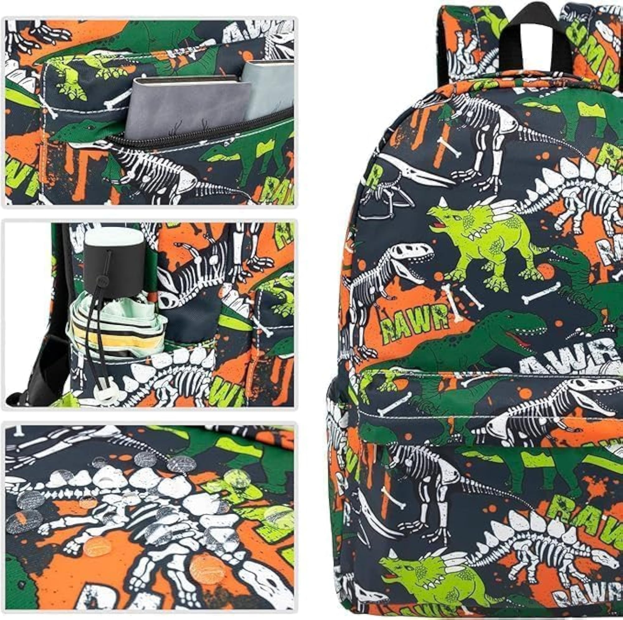 Medium Kids Waterproof Backpack, Stylish Trendy College Bag