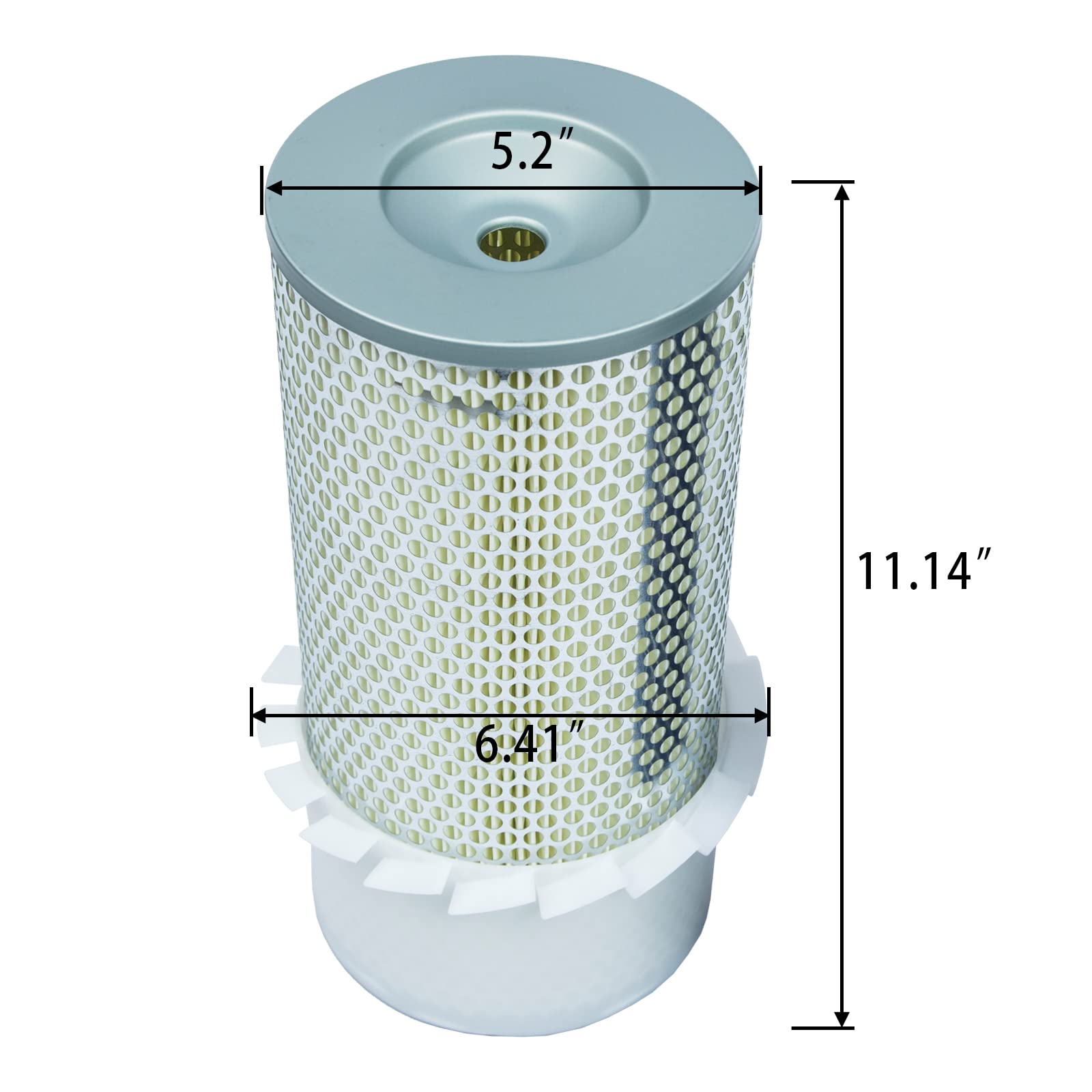 GETOPAUTO 6598362 6598492 Zestaw zewnętrznych filtrów powietrza wewnętrznego pasuje do ładowarek Bobcat 641 643 645 741 743 751 753 763 773 7753 843 853 1213 S130 S150 S160 S175 S185 S205 T140 T180