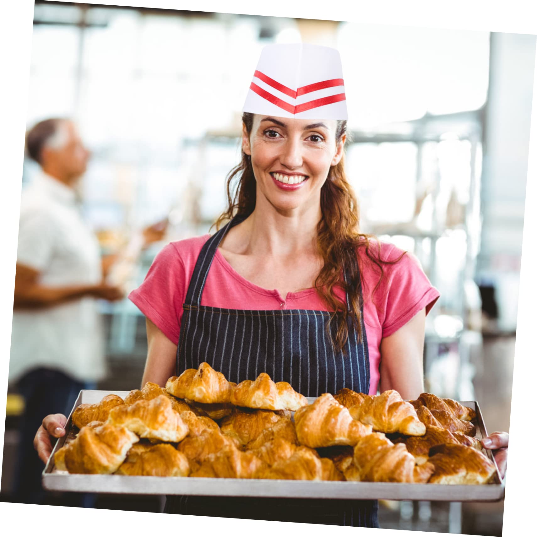 BESPORTBLE Gorro De Chef Unisex para Cocina Y Restaurantes Sombrero De Trabajo Y Resistente Aceite para Cocineros Y Reposteros
