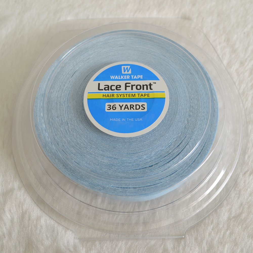 AIRAO Walkertape Lace Front Adhesivo Cinta Unión Pelucas Extensiones Cabello 36 Yardas 1/2 Pulgada