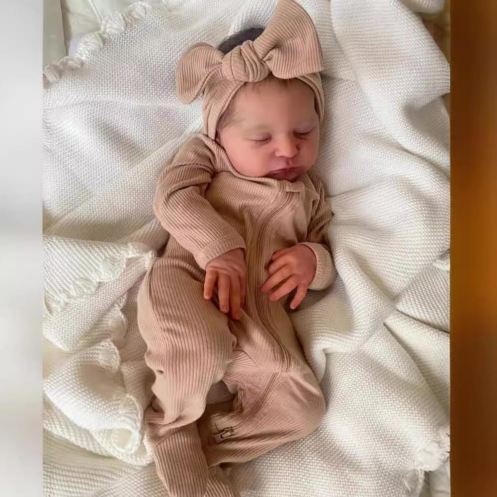 Realistyczne lalki Reborn 20 cali 50 cm miękka winylowa lalka Reborn Śpiąca lalka dziewczynki chłopcy lalki dla niemowląt Reborn Babies