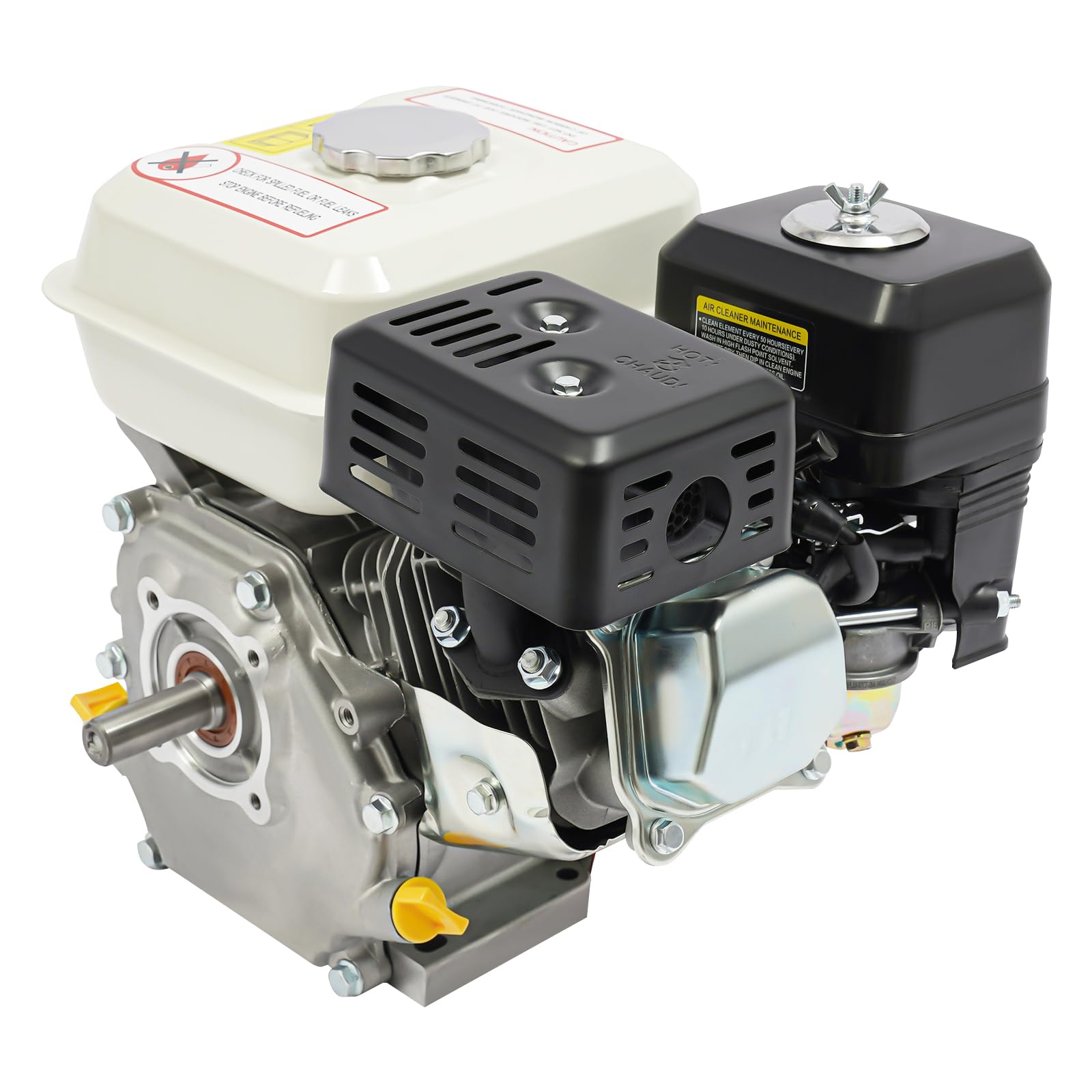 Motor de gas motor de gasolina de cuatro tiempos, 212 cc, 7,5 CV, 4 tiempos, OHV, refrigerado por aire, 20 mm, cigüeñal, 3600 rpm, para bomba de agua, generador, cortacésped para maquinaria de