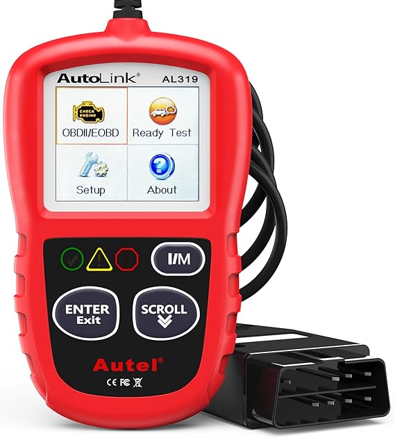 Autel OBD2 Scanner Autolink AL319 Code Reader Read and Erase Codes