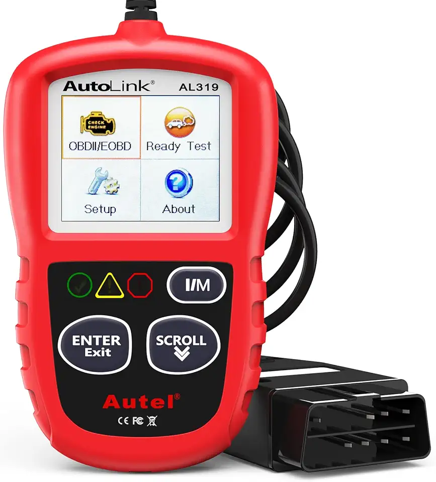 Autel Professional OBD2 Scanner AL319 Code Reader, Enhanced Check and Reset Engine Fault Code, Live Data, Freeze Frame, CAN Car Diagnostic Scan Tools for All OBDII Vehicles After 1996, 2026 Upgraded