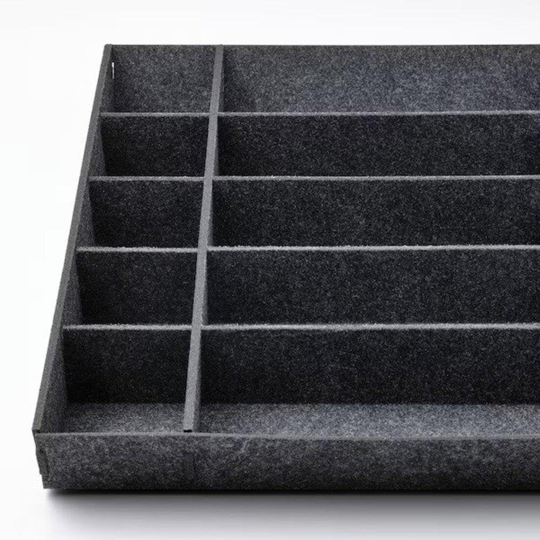 IKEA UPPDATERA Verstellbarer Organizer für Schubladen, 60 cm, grau
