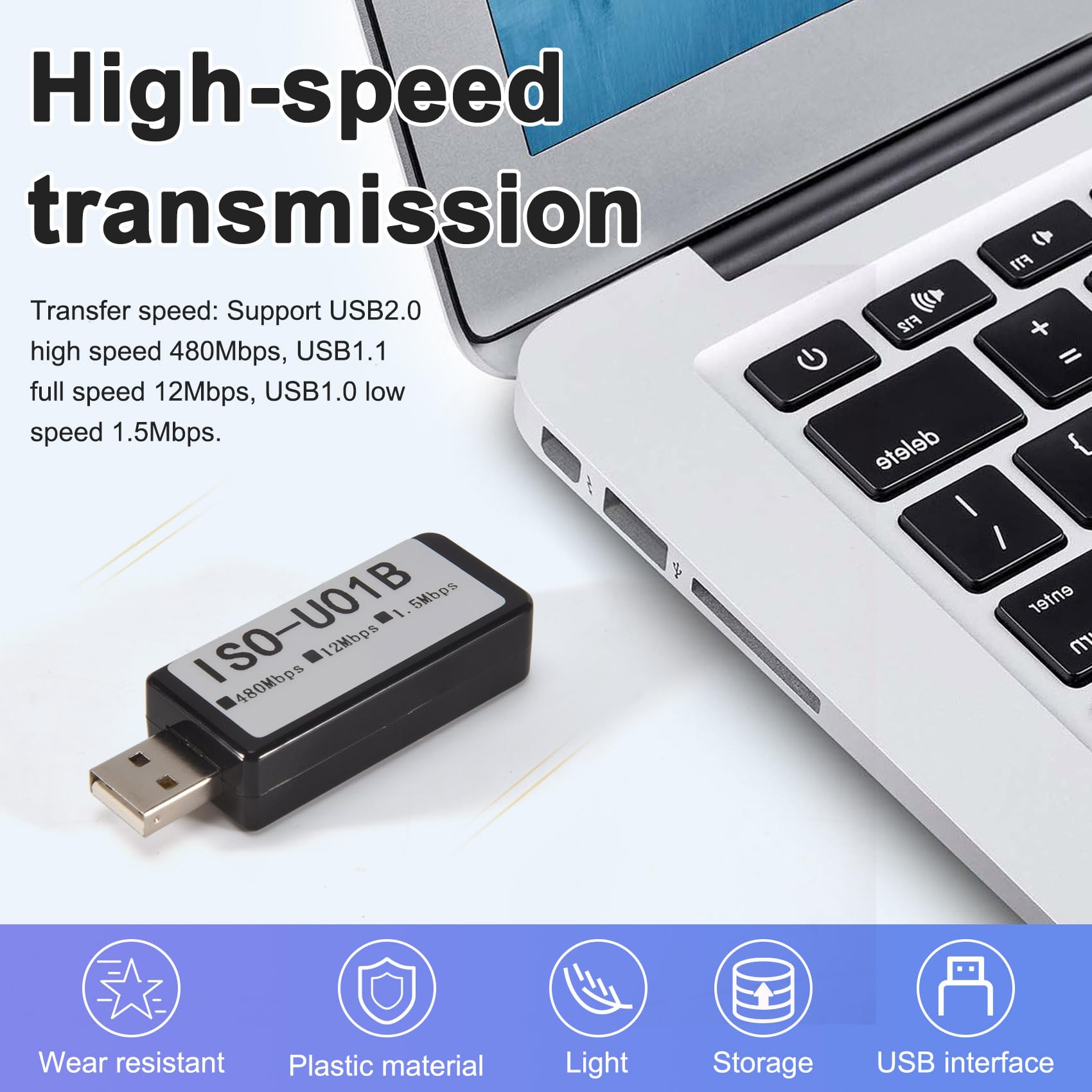 ADuM3165 Isolateur Numérique USB 2.0 480 Mbps USB Haute Vitesse Isolé pour Décodeur Audio Élimination du Courant Filtre Sonore