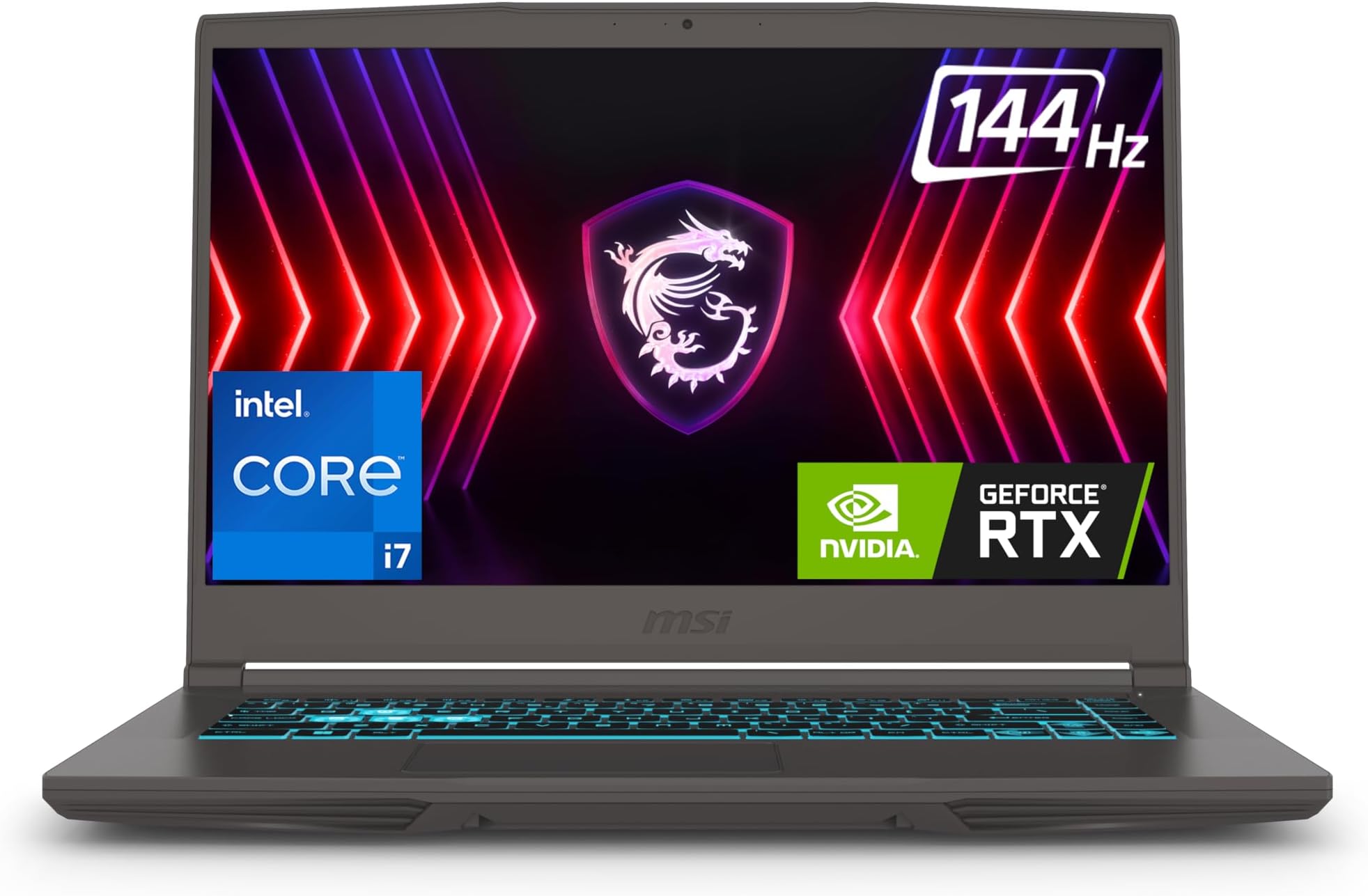 MSI Thin 15, Intel 12th Gen. Core i7-12650H, 40CM FHD 144Hz Gaming Laptop(16GB/1TB NVMe SSD/Windows 11 Home/NVIDIA GeForce RTX 2050,GDDR6 4GB /Cosmos Gray/1.86Kg), B12UCX-1693IN