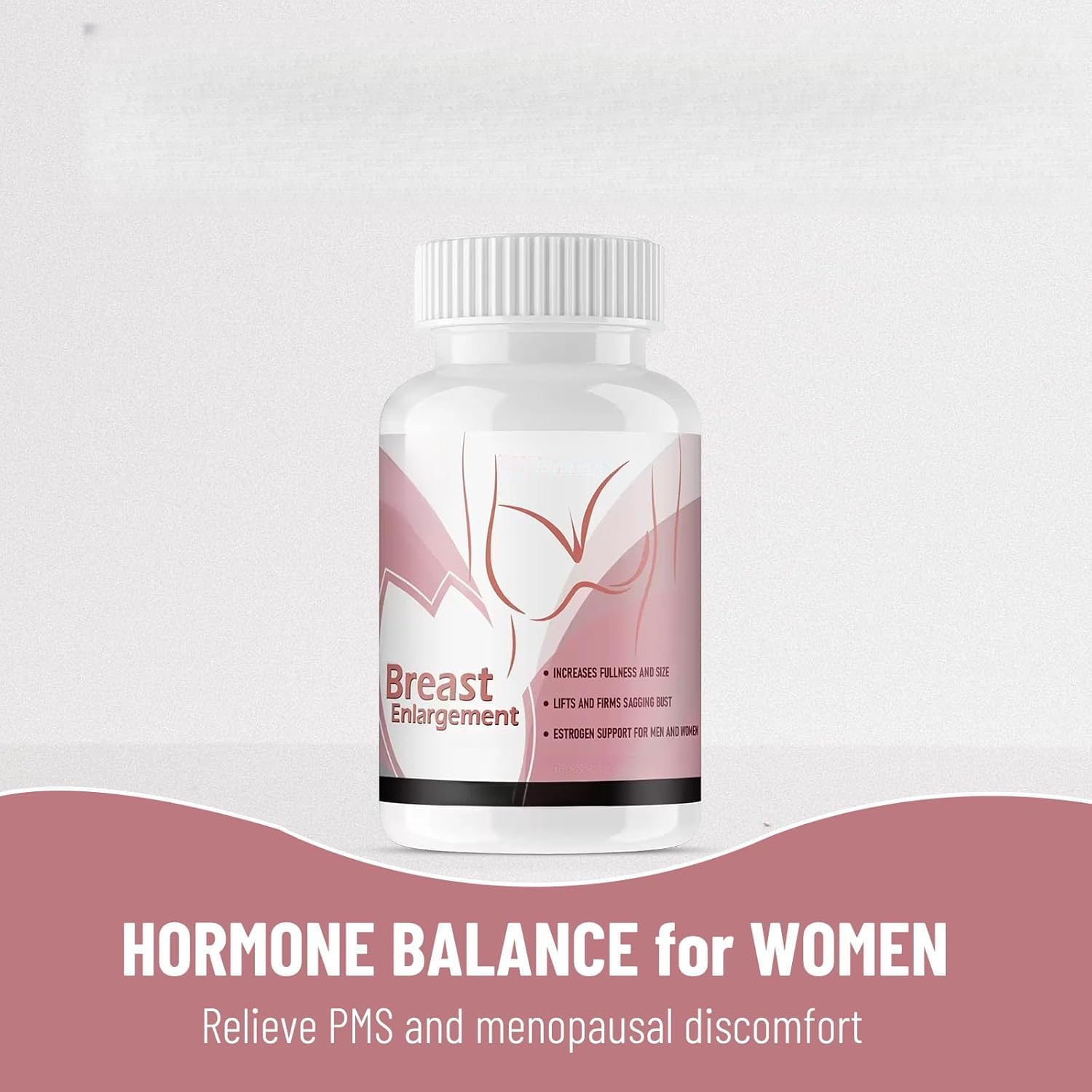Capsule per l'aumento del seno: pillole naturali di estrogeni a base di erbe, alleviano la sindrome premestruale e il disagio della menopausa
