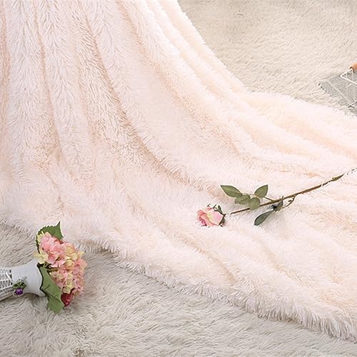 Miniatura 6 de MYRU - Manta de felpa súper suave para sofá, manta cálida peluda, manta de sofá cálida para invierno