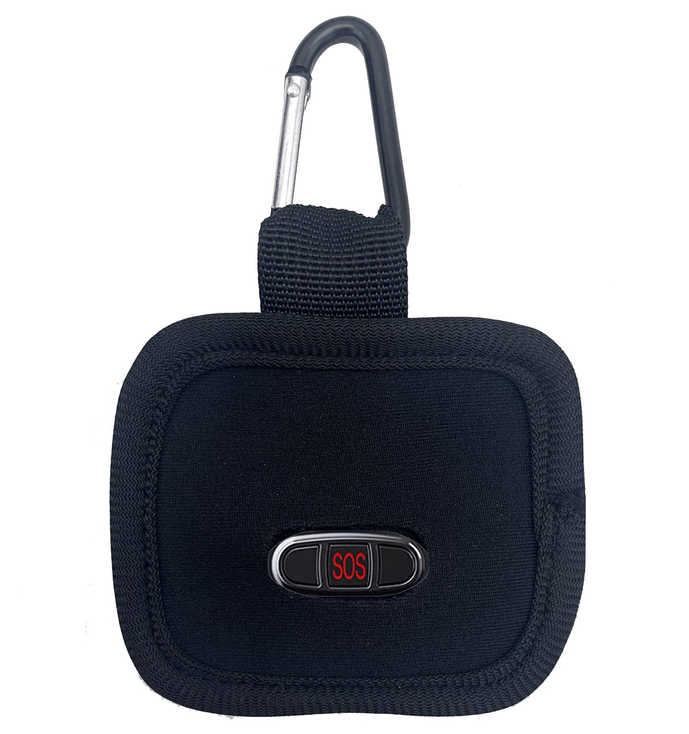 WantyBlack Neoprene Lightweight Anti-Scratch Shockproof Protective Cover Holder with Carabiner for Tracki GPS Tracker