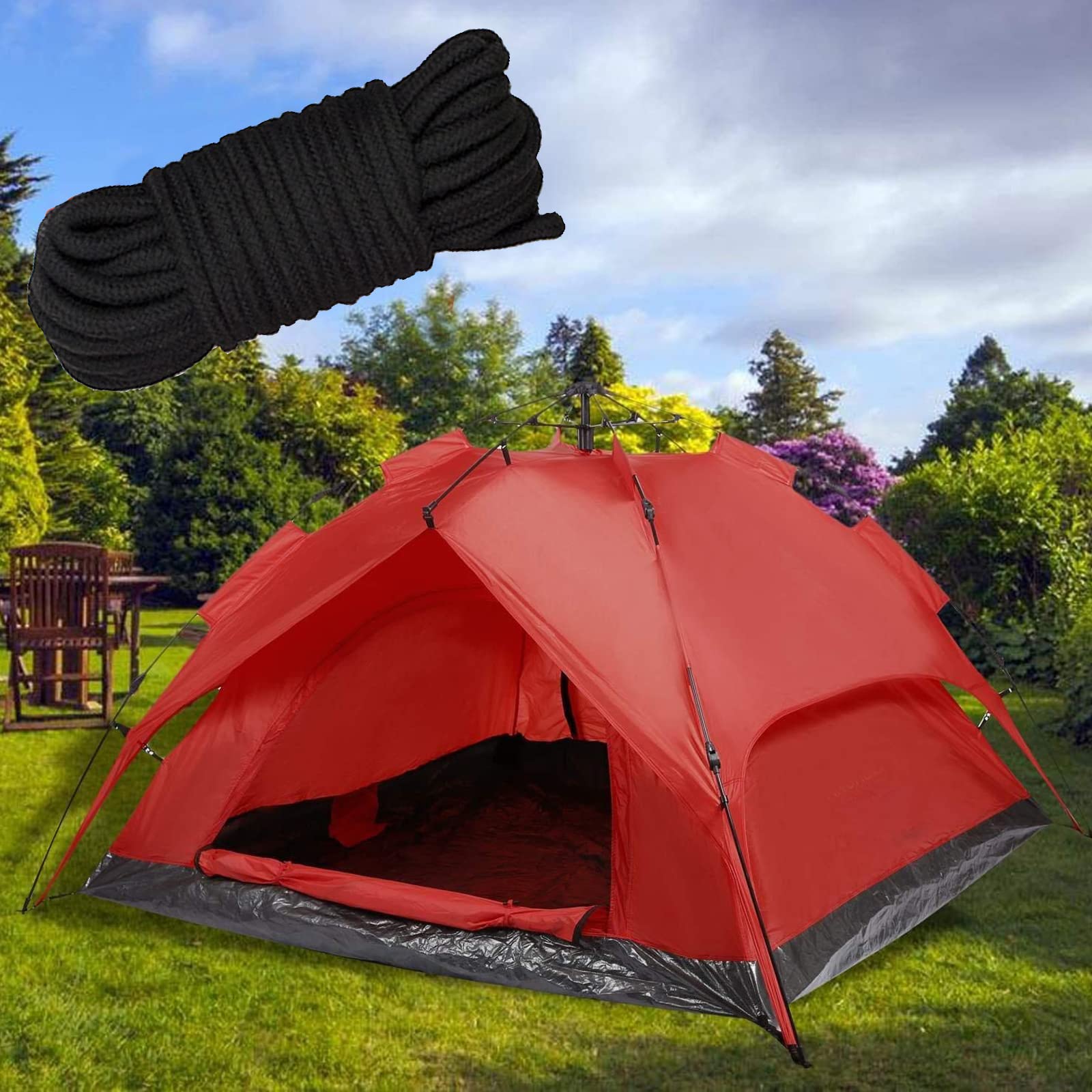 Corda Di Cotone Nera 8mm - 3 Rotoli Da 10m Per Fai-da-Te E Decoro - Foto 14