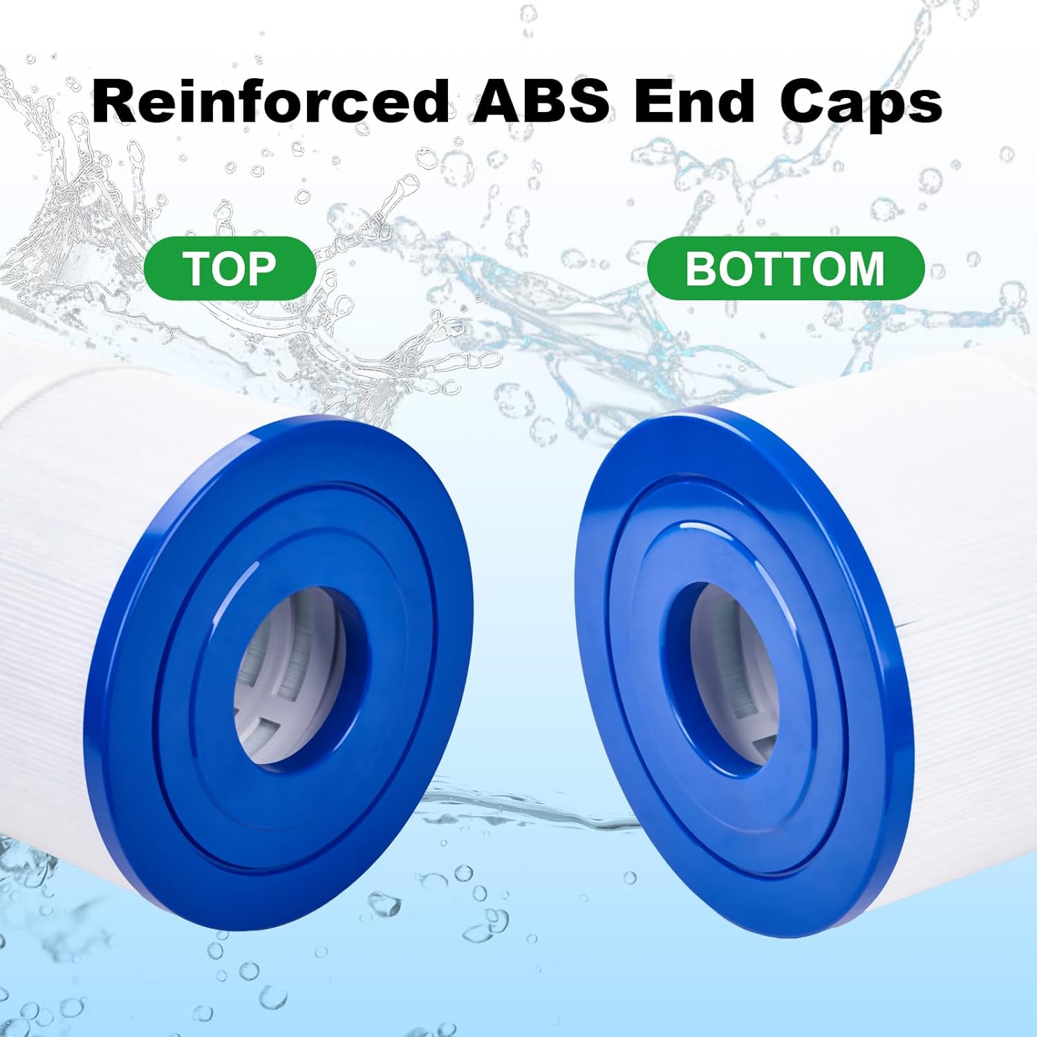 C-8465 Spa Filter 2 Pack - Replaces Watkins 31114, Pleatco PWK65, Filbur FC-3960, 71827, 71828 & Tiger River Spa Filters 65 sq.ft Hot Tub Filters - Image 3