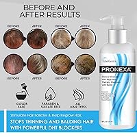 Vista 5 de Champú Pronexa para crecimiento con fuerza del cabello, con biotina, 8 onzas líquidas de Hairgenics