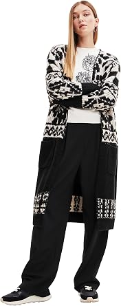 Desigual Womens M. Christian Lacroix Oversize Long Cardigan