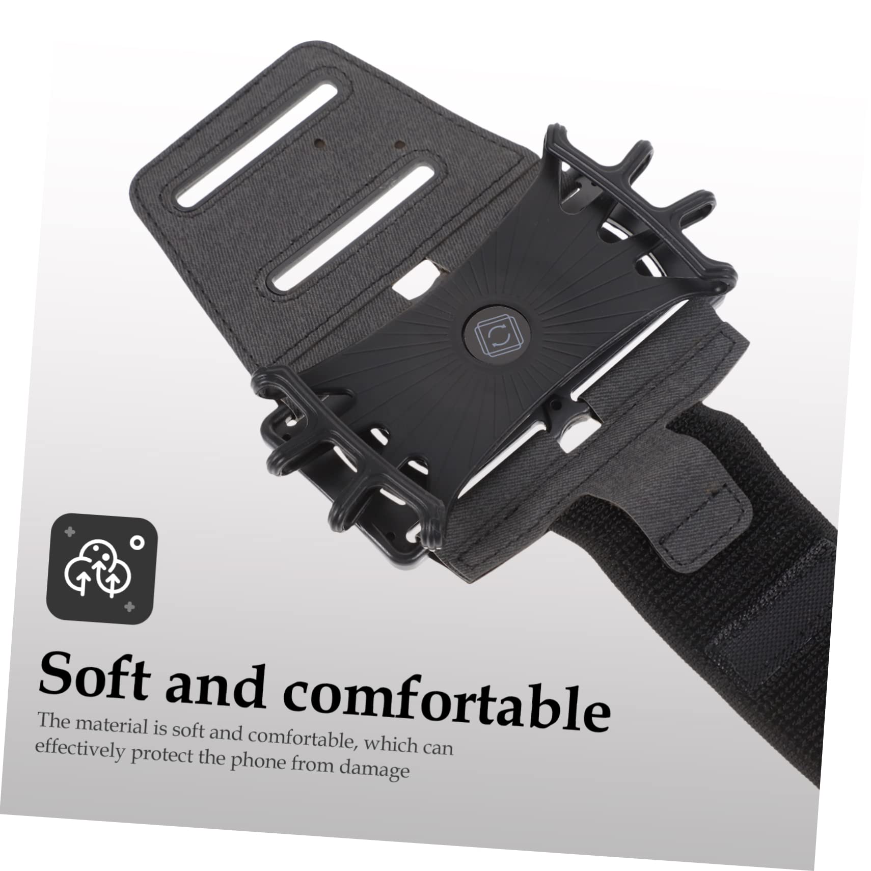 jojofuny 3pezzi Phone Arm Band Supporto Mobile Per Sport All Aria Aperta Compatibile Con Cellulari e Smartphone Per Corsa e Ciclismo